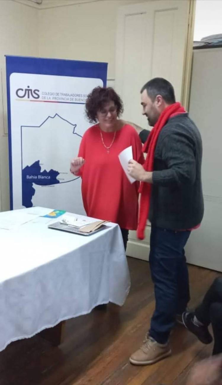 Nahuel Ferreyra integra el Colegio de Trabajadores Sociales de la Provincia de Buenos Aires  