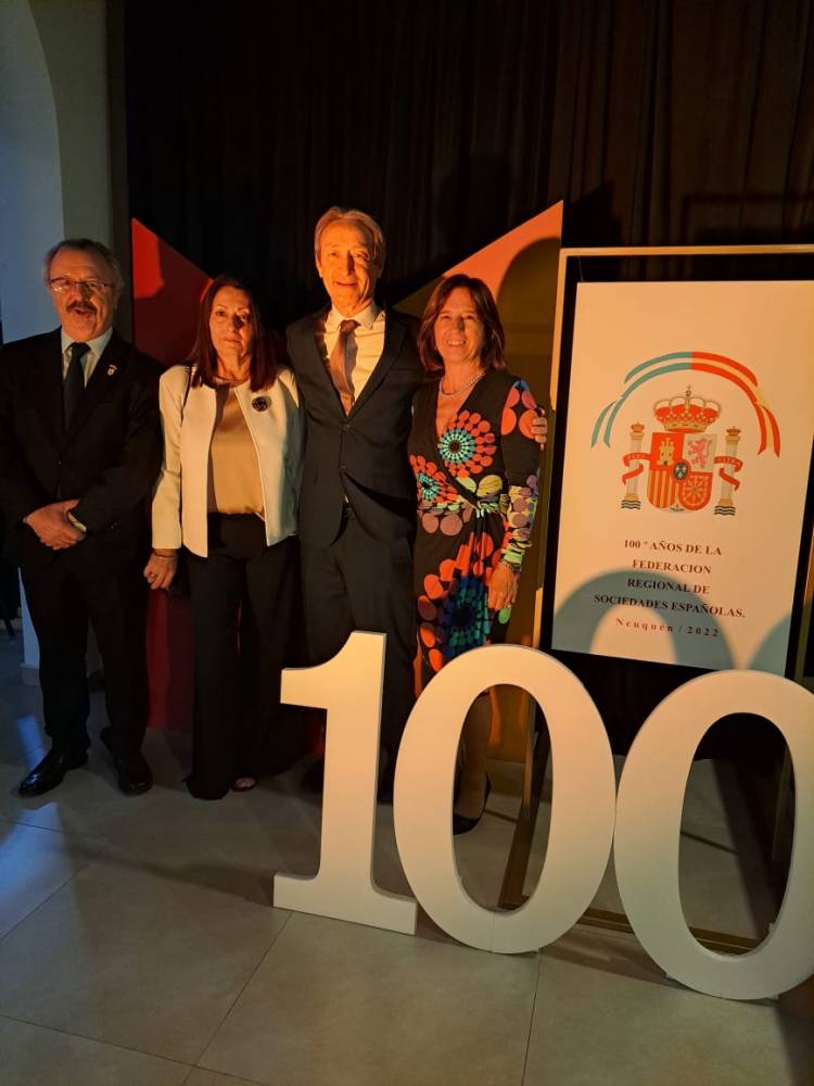 La Asociación Española estuvo presente en actos por el Centenario de la Federación Regional de Sociedades Españolas