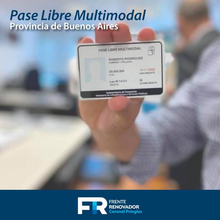 Coronel Pringles Completará los 54 Pases Multimodales  