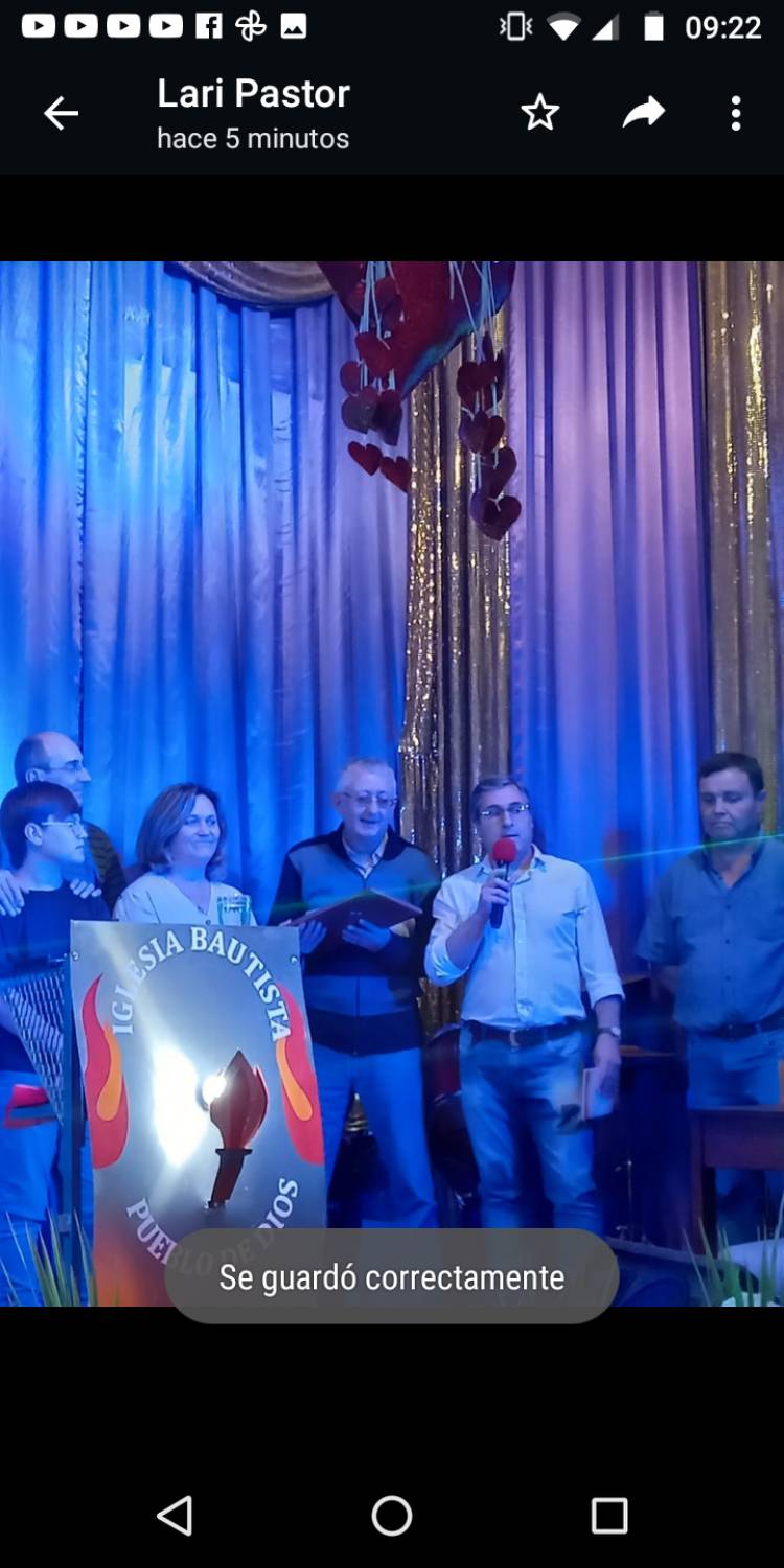 Noche de reconocimientos en la Iglesia Bautista 
