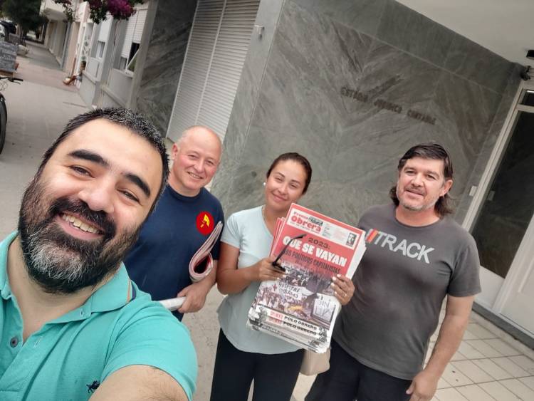 La Izquierda hizo calle en Pringles y escuchó a los vecinos