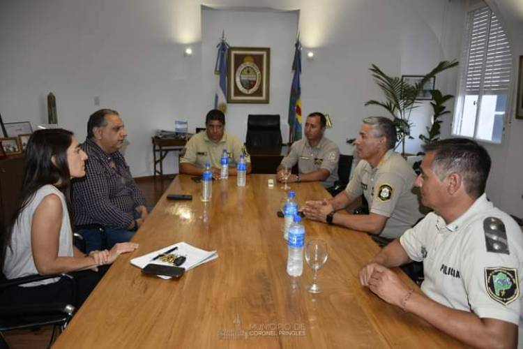 La Intendente Barruti se reunió con el reciente Director de Seguridad Rural