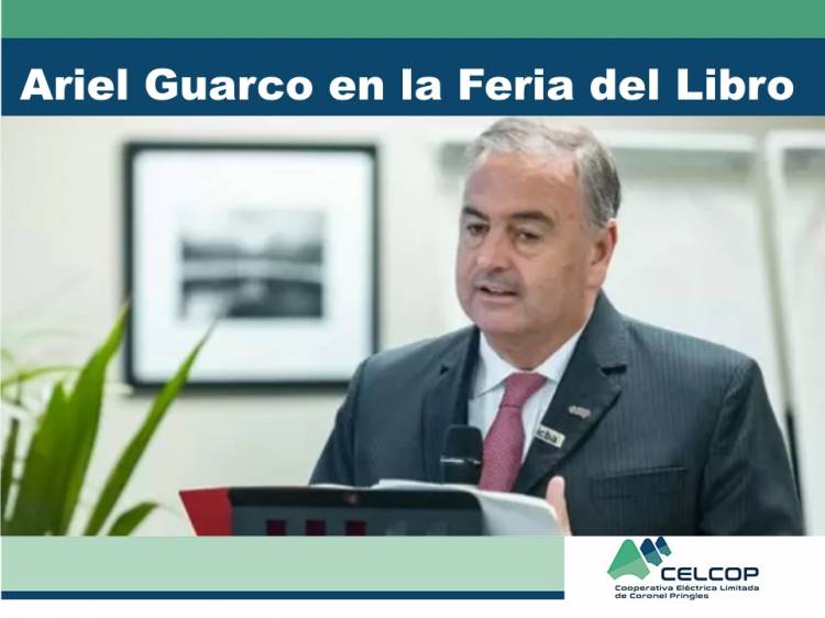 Ariel Guarco presentará “Principios Cooperativos en Acción Frente a los Desafíos de la Agenda Global” en la Feria del Libro