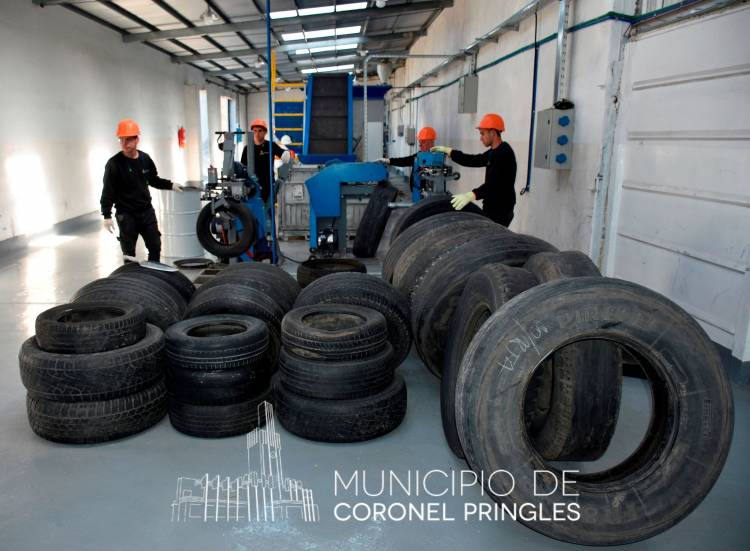 Fábrica local inauguró su Planta de Reciclaje de NFU