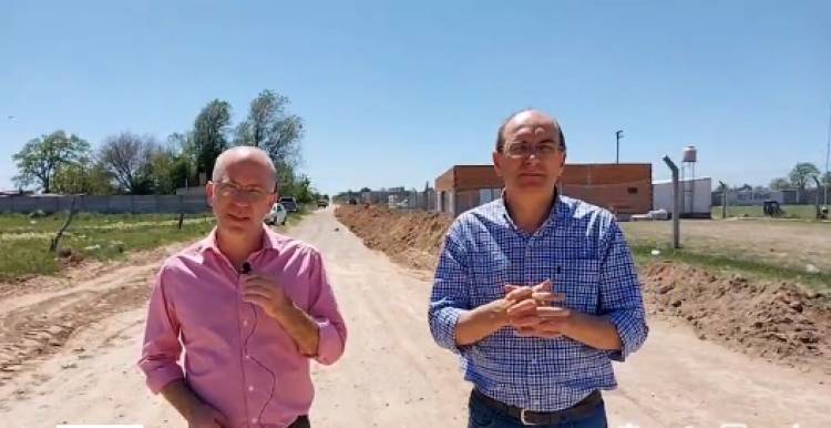 Avanza el tendido de red cloacal en la ciudad