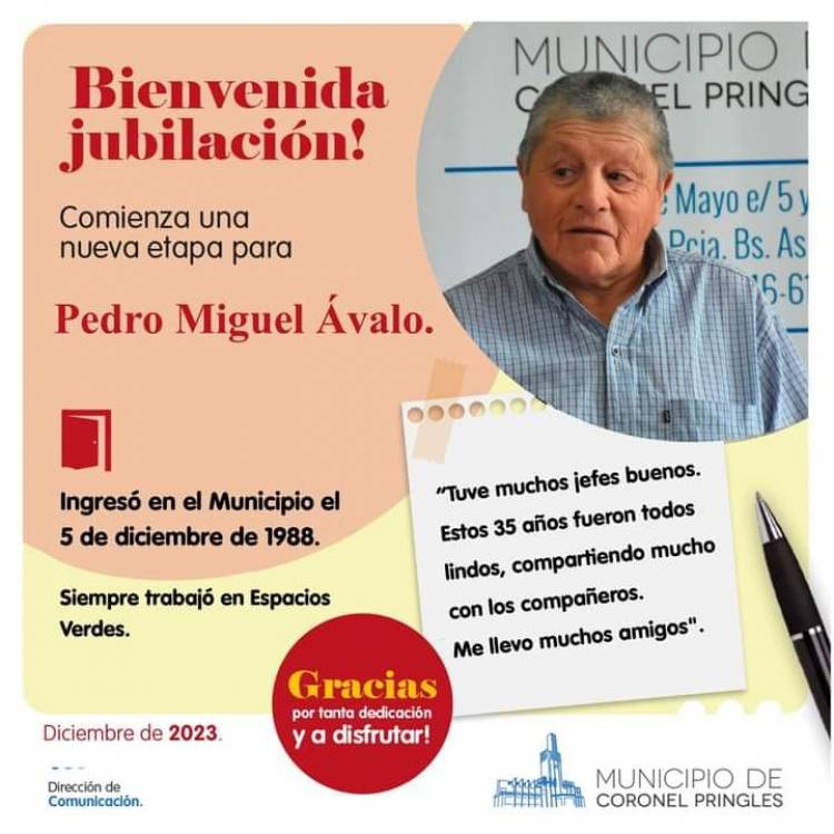 Bienvenida Jubilación