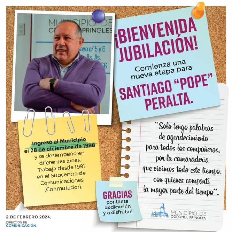 Bienvenida Jubilación