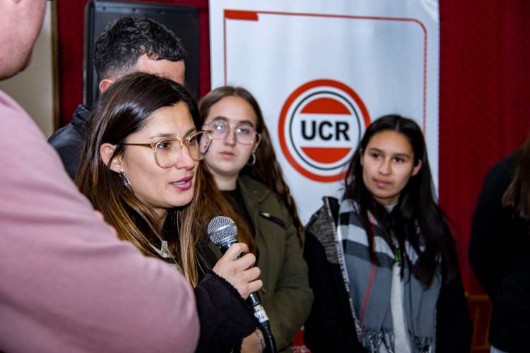 Los jóvenes fueron protagonistas del encuentro regional de la UCR