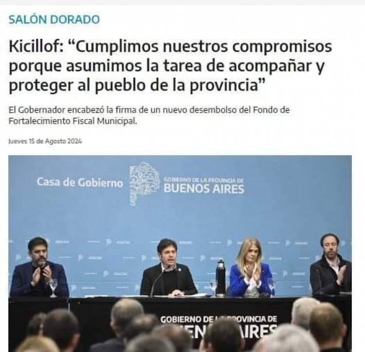 Para el Gobernador es más importante el relato que brindar seguridad, salud, educación y rutas seguras a los bonaerenses