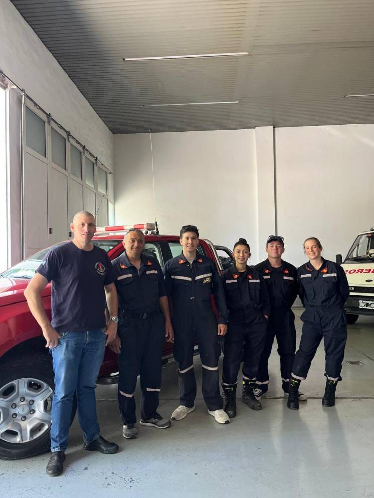 Colaboración con Bomberos Voluntarios de Villa Gesell