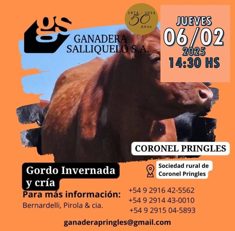 Remate de Ganadera Salliqueló