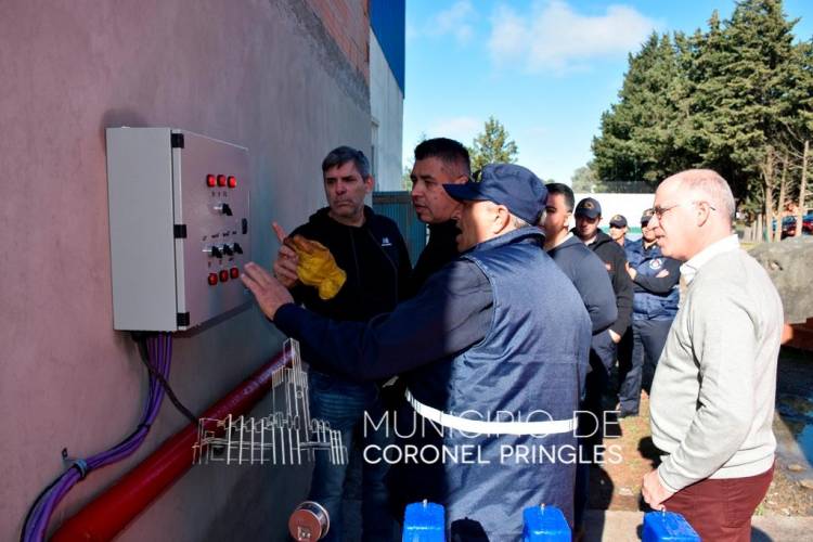 Sistema contra incendio en el Polideportivo Municipal