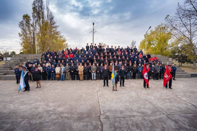 Reunión Federativa de Bomberos en Coronel Pringles