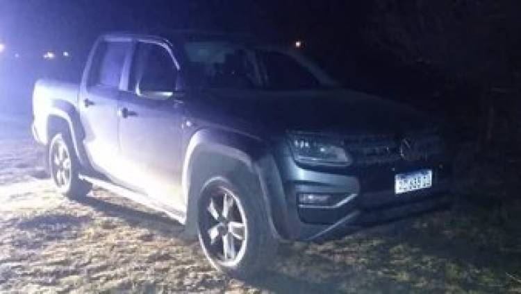 Pringles: hallaron otra camioneta robada en Mar del Plata