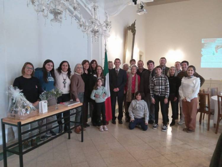 Pringles recibió la visita del Cónsul Italiano Nicola Bazzani