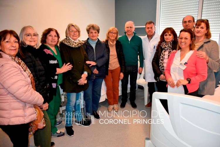 Presentación de dos habitaciones remodeladas a nuevo en el Hospital Municipal