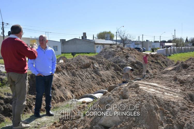 Avanza la obra en Boulevard Reconquista (25 Viejo)