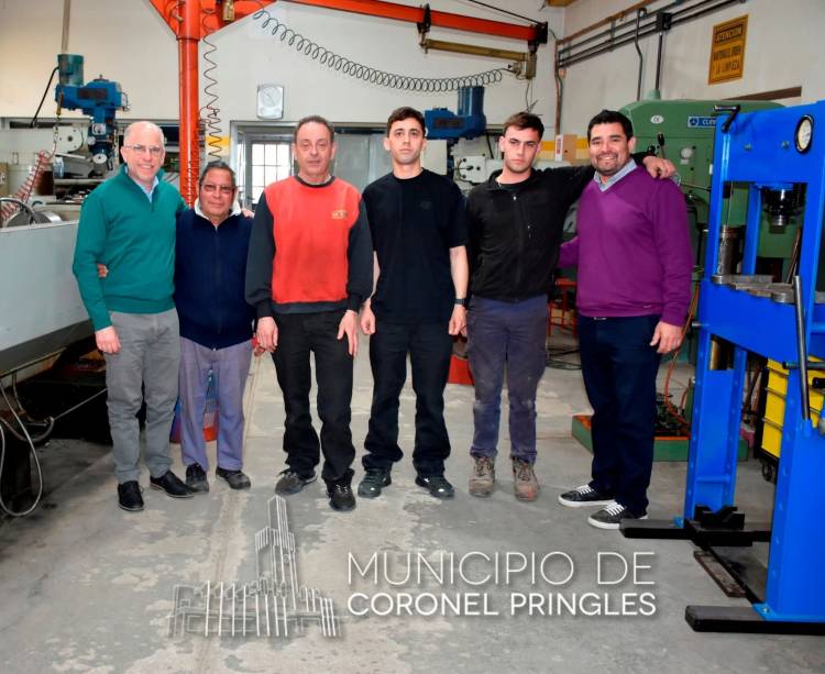 El Jefe Comunal Lisandro Maztkin visitó otra empresa local