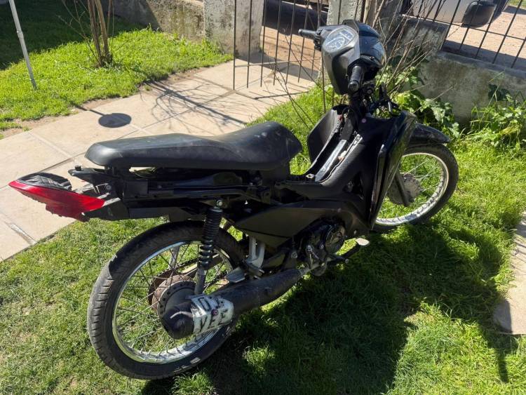 El CPR secuestra moto con numeración Suprimida