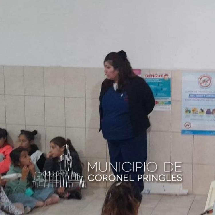 Charla sobre el Dengue en la EP 30