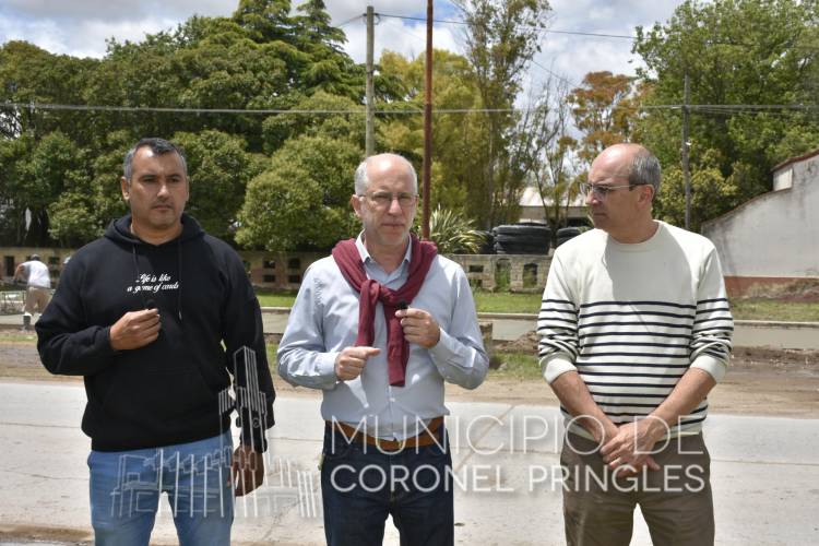 Obra Pública Municipal: Avances en la pavimentación de colectoras de Boulevard 1