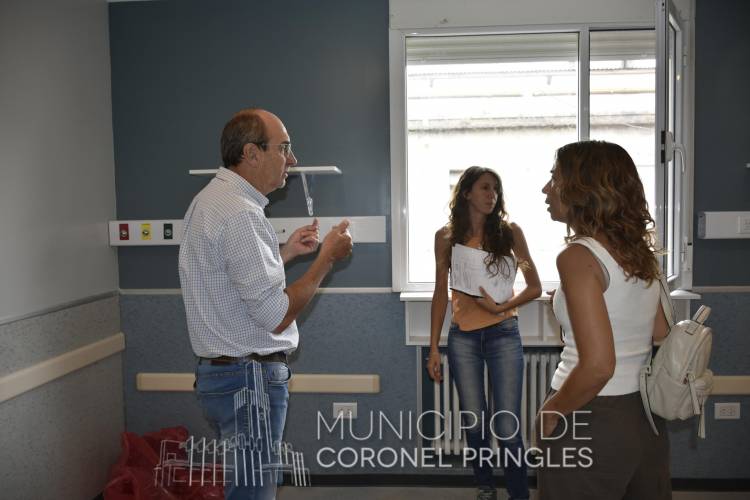 Avances de obra en habitaciones del Hospital