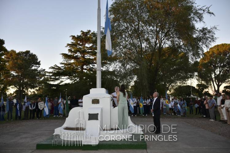 Se realizó el acto protocolar por el 96° aniversario de la localidad de Indio Rico