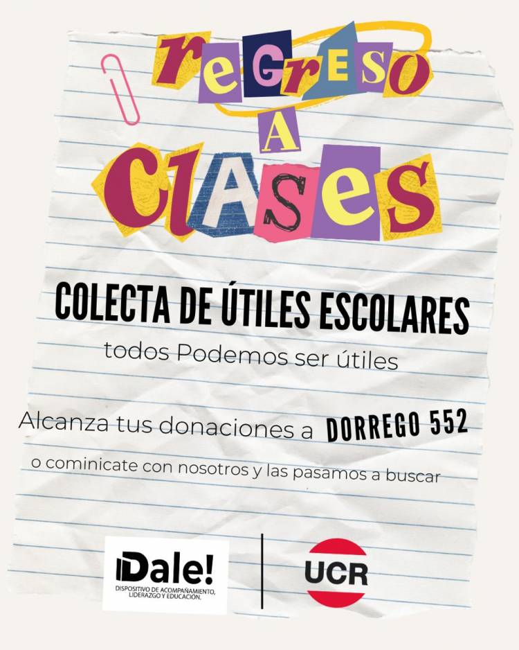 Regreso al Cole: Todos podemos ser útiles