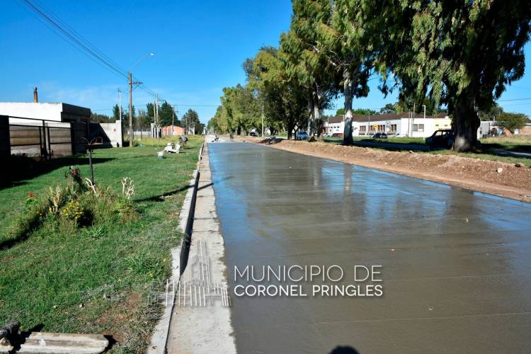 Pavimento en colectora de Boulevard 1