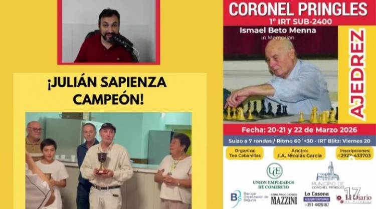 Sapienza Flamante Campeón en Pringles