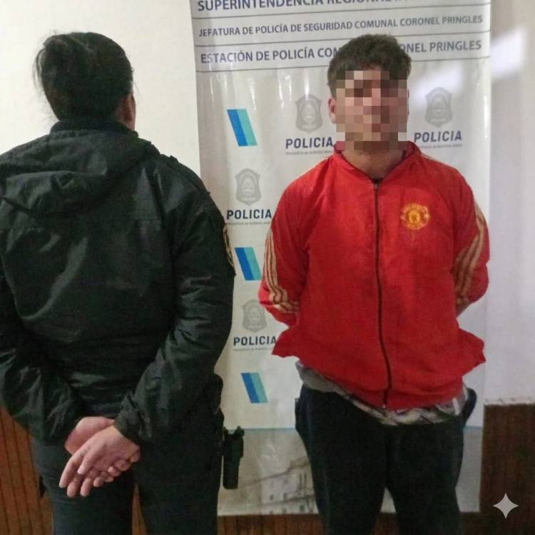 Policía herido en un forcejeo