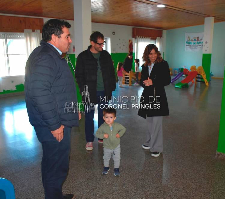 La Intendenta Interina Rosana Amondarain visitó esta mañana la UDI Nidito de Amor