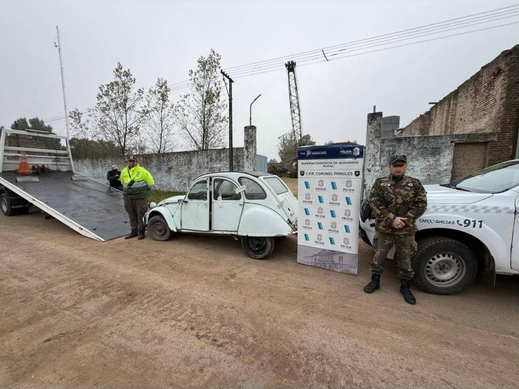 Se recupera vehículo sustraído en el año 2009