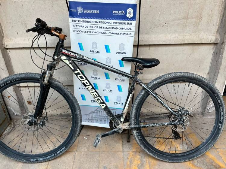 Policial: Recuperan una bicicleta que había sido sustraída a un vecino