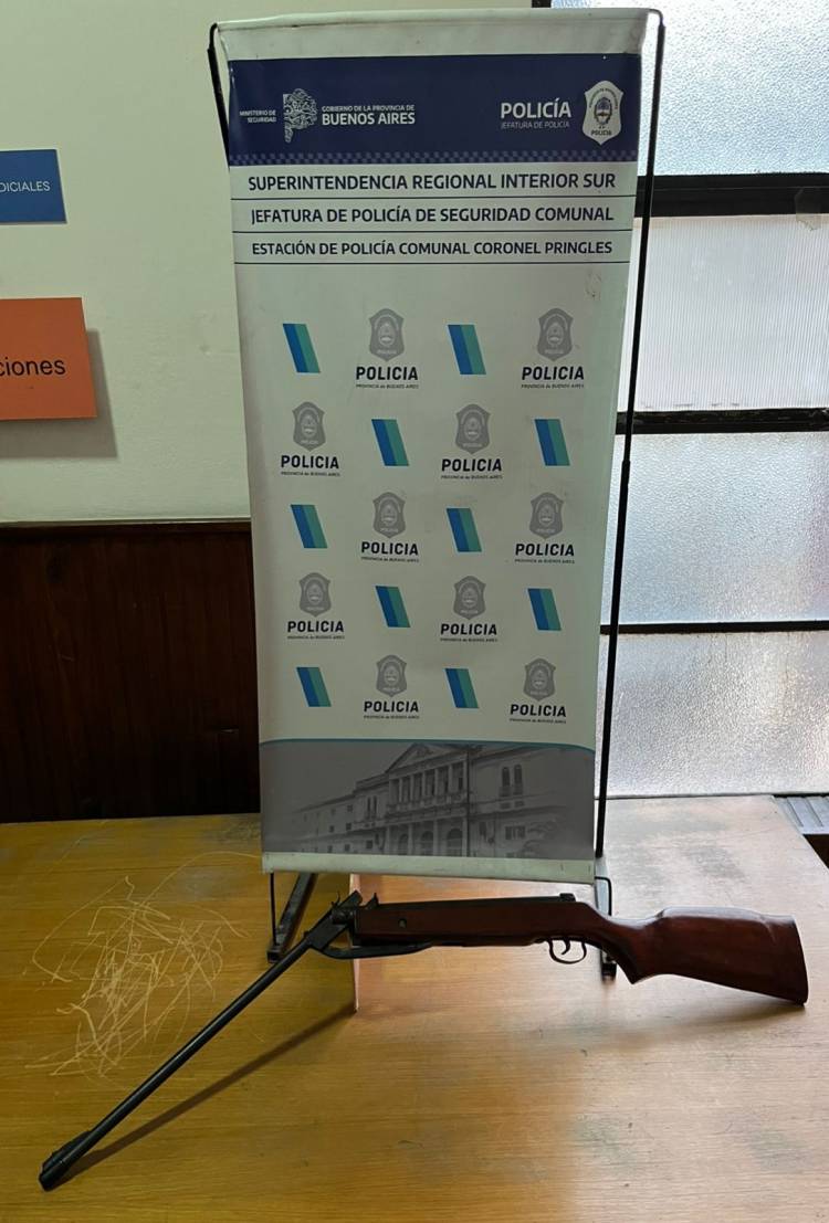 Policial: Un menor hirió a otro con un rifle de aire comprimido
