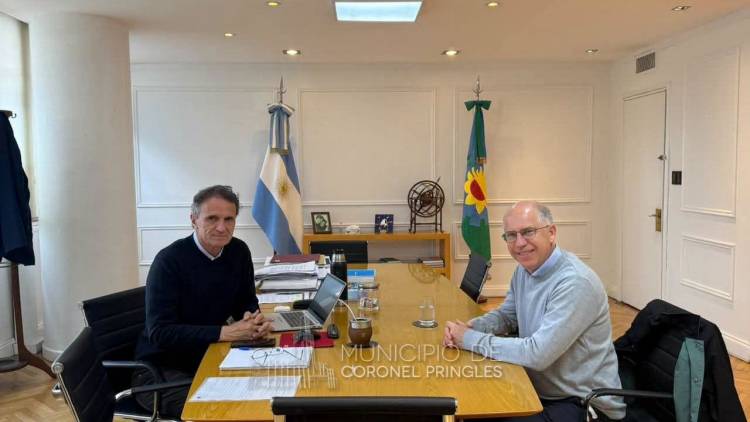 Reunión con el ministro de infraestructura, Gabriel Katopodis