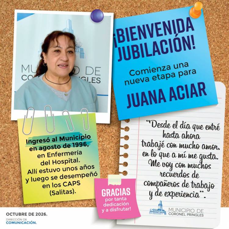 Bienvenida Jubilación: Juana Aciar